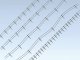 Iron Fence w/Concrete Posts -- 4m Steel Wire, 80 Concrete Pillars, HO, Faller Gmbh 180432