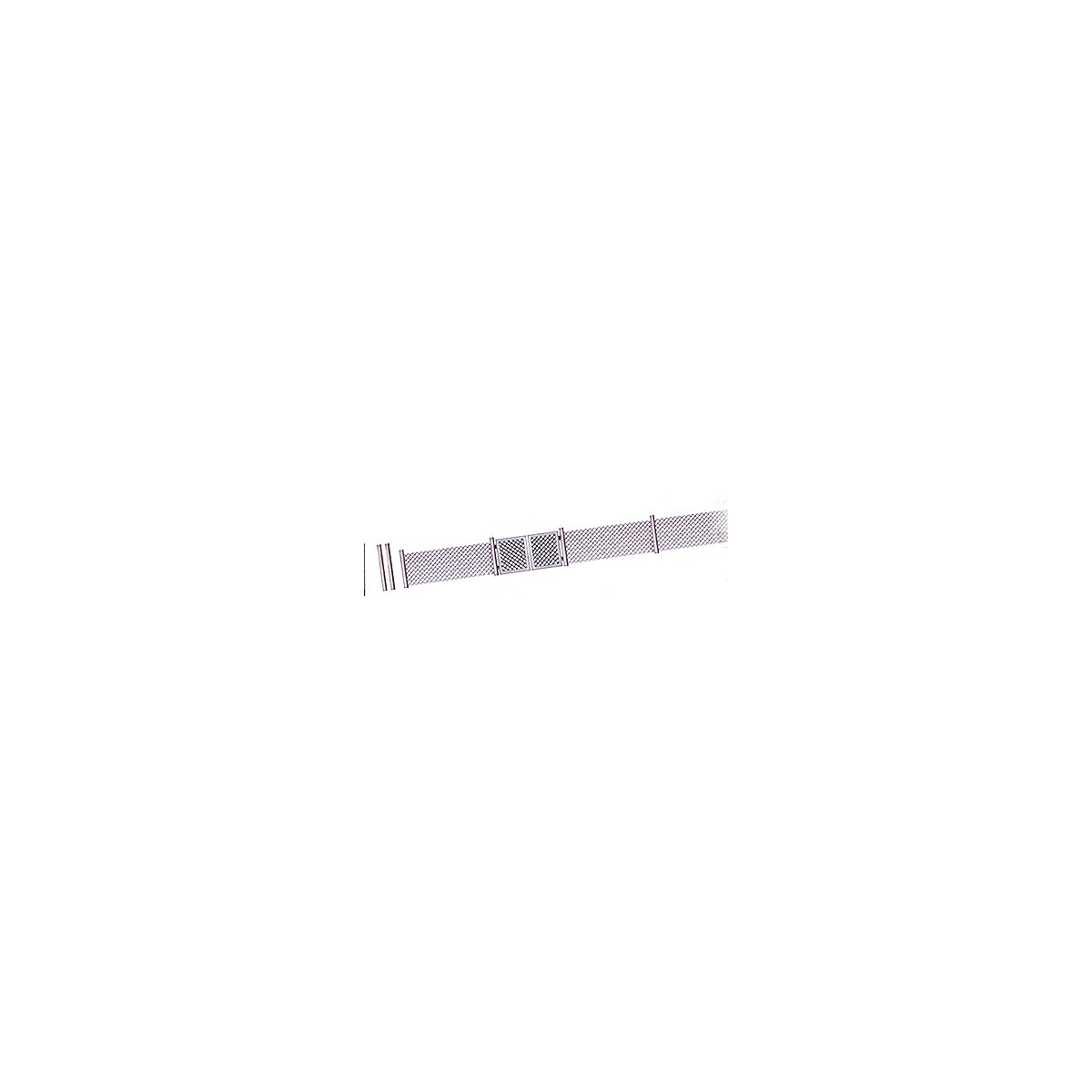 Chain Link Fence -- 39-3/8′ 100cm, HO, Busch Gmbh & Co Kg 6019