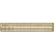 Model Builder`s Supply Line Etched Brass Fencing - Kit -- 12` Chain Link Fence w/Security W, N, The N Scale Architect 61065