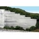 Bridge Abutment Wing Walls -- Poured Concrete pkg(2), HO, Monroe Models 115