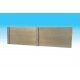 Retaining Wall -- Board-Formed Poured Concrete 1-3/4 x 4′ pkg(4), HO, Monroe Models 127