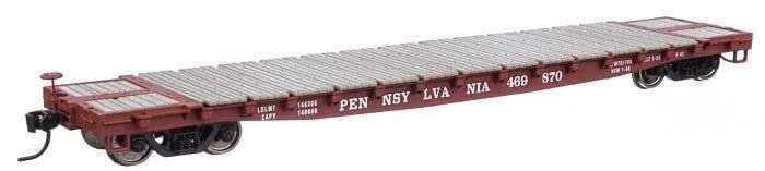 53′ GSC Flatcar - Ready to Run -- Pennsylvania Railroad 469870, HO, WalthersMainline 6624