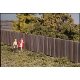 Wood Fence - Kit -- 15` 37.5cm Sections - Total Length: 45` 113cm - Height: 1` 2.5cm pkg(, HO, Walthers Cornerstone 3521
