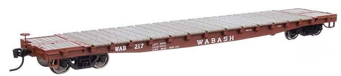 53′ GSC Flatcar - Ready to Run -- Wabash 217, HO, WalthersMainline 6631