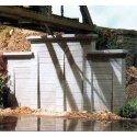 Concrete Stepped Wall -- 5-1/2 x 2-1/8′, N, Chooch Enterprises 9820