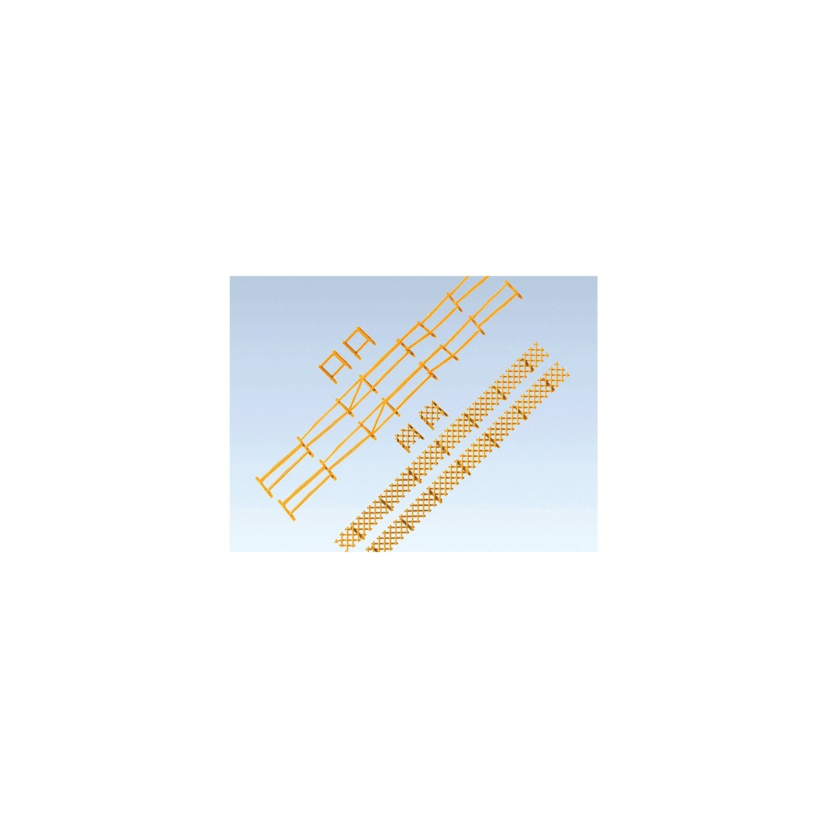 Garden & Field Fences -- 236cm Total Length pkg(4), HO, Faller Gmbh 180406