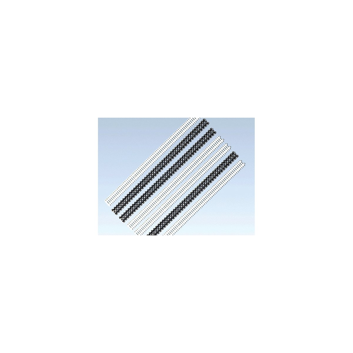 2 Assorted Fences, Picket & Lattice -- 42-12′ 108cm Total Length, HO, Faller Gmbh 180402