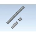 Iron Garden Fence -- 26-15/16′ 68.4cm Total Length, HO, Faller Gmbh 180411