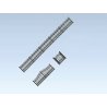 Iron Garden Fence -- 26-15/16′ 68.4cm Total Length, HO, Faller Gmbh 180411
