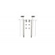 Pre-Wired Poles - Utility System -- Connector Set, HO, Woodland Scenics 2267