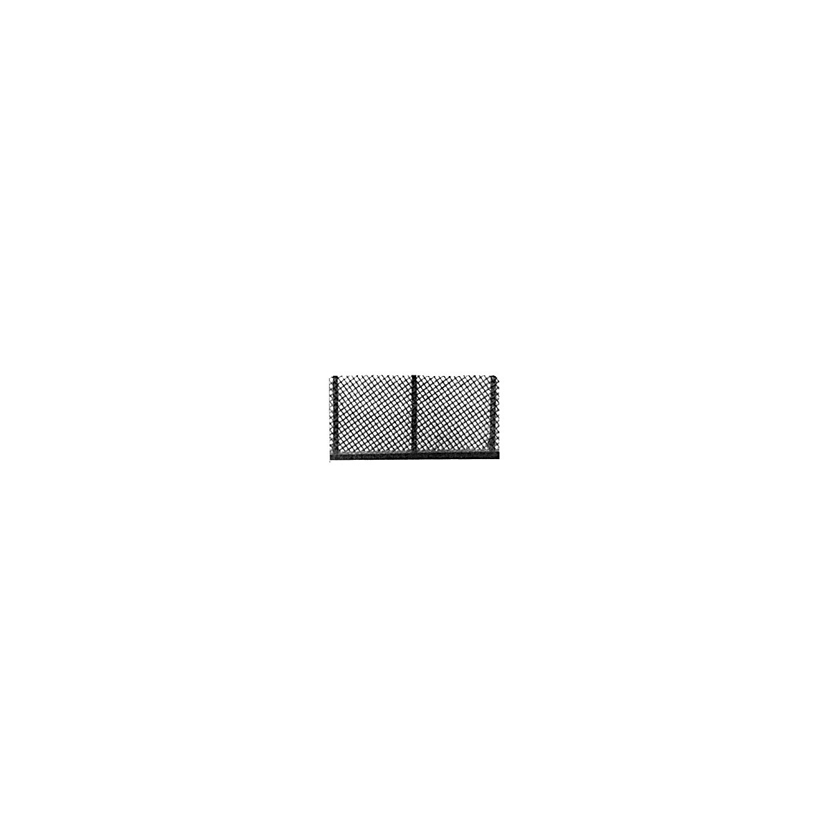 Chain Link Fence -- Kit - Mesh & Rod - 48′ 122cm, HO, Plastruct Inc 90451