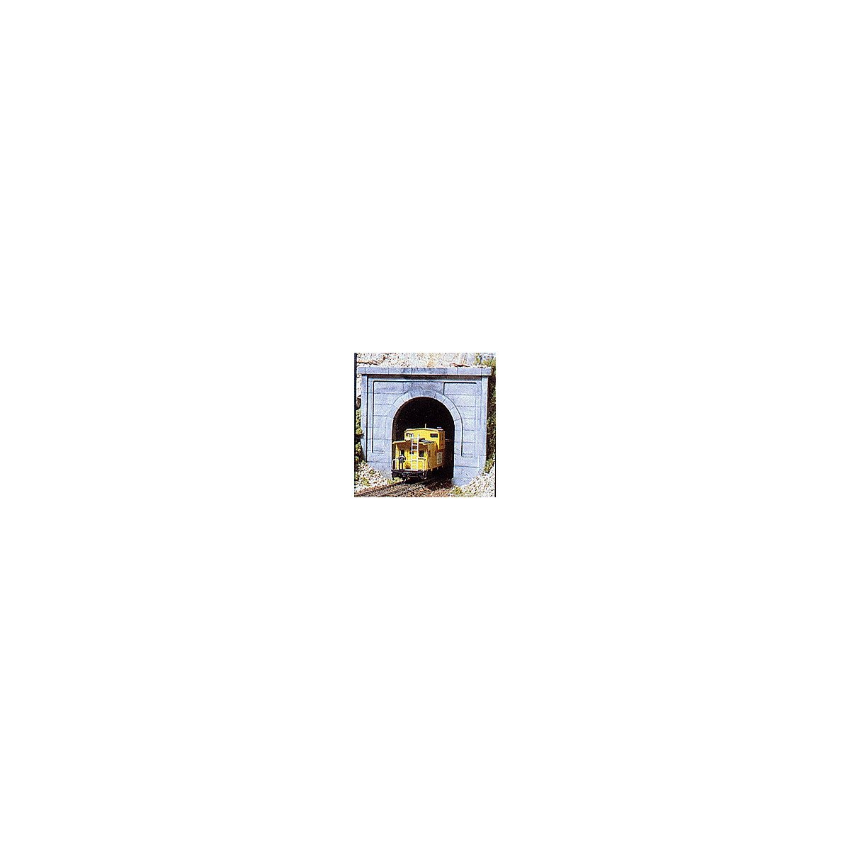 Single-Track Tunnel Portal -- Concrete, HO, Woodland Scenics 1252