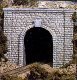Single-Track Tunnel Portal -- Cut Stone, HO, Woodland Scenics 1253
