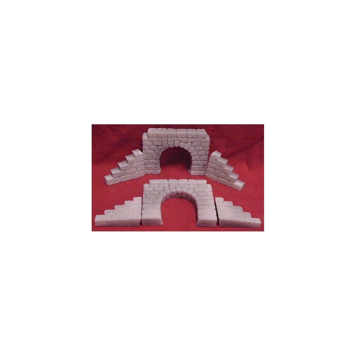 Culverts -- Cut Stone, 8′ Arch, HO, Pre-Size Model Specialities 123