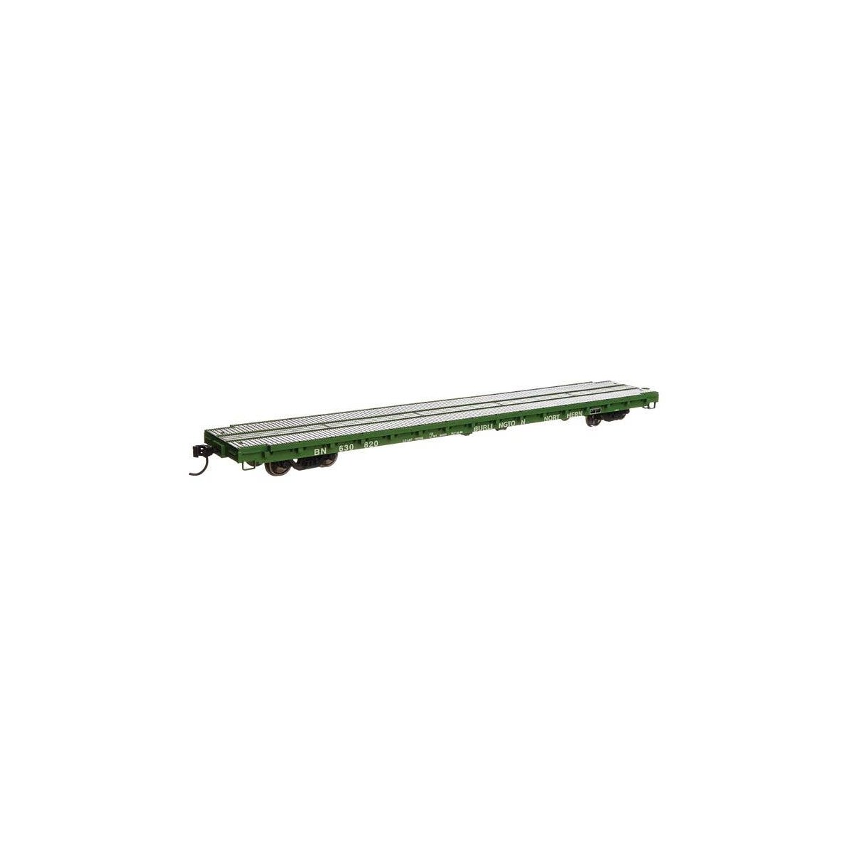 60′ Pullman-Standard Flatcar - Ready to Run -- Burlington Northern 630820, HO, WalthersMainline 5388