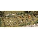 Rustic Fence & Gate - 6′ 18.3m -- Brown, HO, Atlas Model Railroad Co. 777