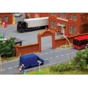 Factory Wall -- Kit - 22.8cm, N, Faller Gmbh 272917