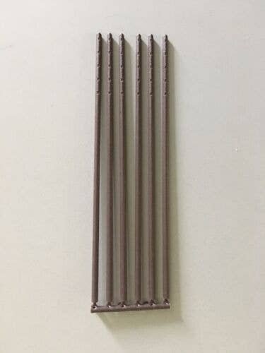 Railroad 40′ Telephone Poles Only (Brown Plastic pkg(36) -- Use w/Crossarms 628-31 or -35 (Both sold s, HO, Rix Products 40