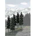 Coniferous Tree Pack - Ready Made Trees(TM) -- 6 to 8′ 15.2 to 20.3cm pkg(12), All Scales, Woodland Scenics 1582