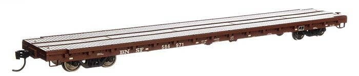 60′ Pullman-Standard Flatcar - Ready to Run -- BNSF 584971, HO, WalthersMainline 5393