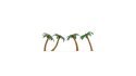 Palm Trees -- 1-3/4′ 4.5cm Tall pkg(4), All Scales, NOCH 21973