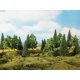 Mixed Forest Trees -- 5-1/2 - 7-1/16′ 14 - 18cm Tall pkg(6), All Scales, Noch Gmbh & Co 24622