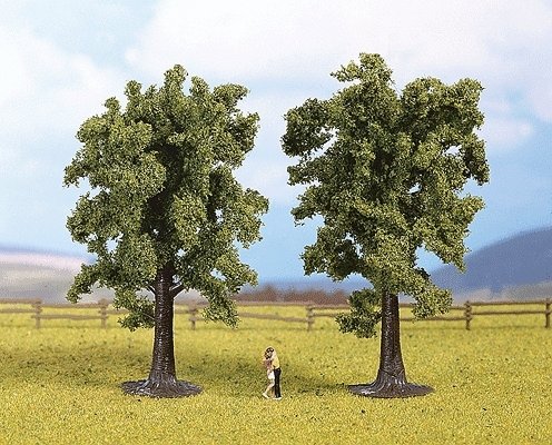 Multi-Tree Packs -- Beech 5-1/8′ 13cm pkg(2), HO, Noch Gmbh & Co 25170