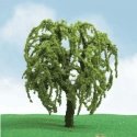 Willow Trees - Pro Elite -- 5-1/2′ 14cm, O, JTT Miniature Tree 92402