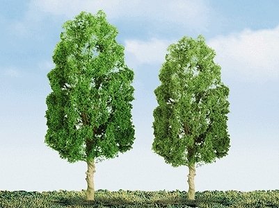 Sycamore Trees - Professional Series -- 1-1/2′ 3.8cm pkg(6), N, JTT Miniature Tree 94315