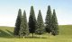SceneScapes(TM) Layout-Ready Trees -- Pine Trees 8-10′ pkg(3), O, Bachmann Industries 32201