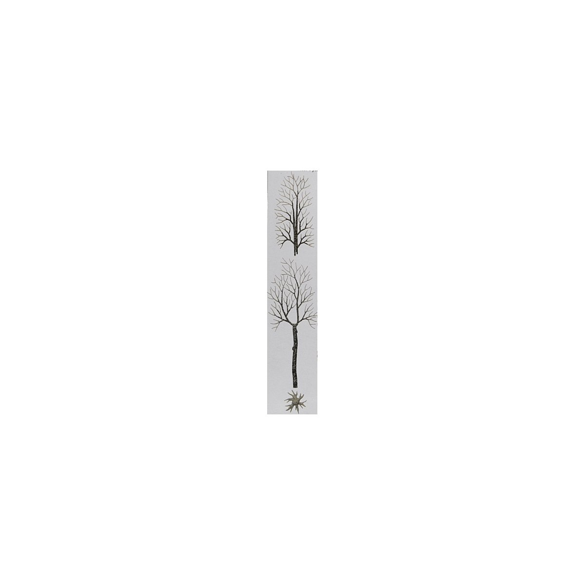 Winter Trees -- 6-1/2′ 16.5cm pkg(4), HO, Busch Gmbh & Co Kg 6158
