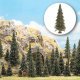 Trees Conifer -- Pines w/Roots Set 1-3/16 to 2-3/16′ 3-6cm Tall, N, Busch Gmbh & Co Kg 6576