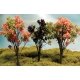 Jacaranda/Blossom Tree -- 4-5′ Tall pkg(4), All Scales, Grand Central Scenery T41