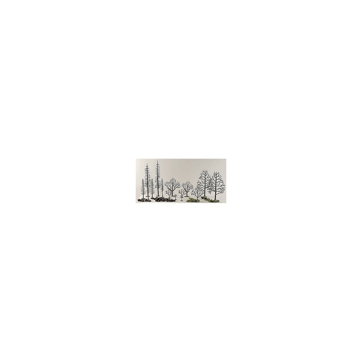 Tree Armatures - Deciduous -- 3/4 to 2′ 1.9 to 5.1cm pkg(114), All Scales, Woodland Scenics 1120