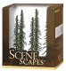 Conifer Trees - SceneScapes(TM) -- 5 to 6′ 12.7 to 15.2cm pkg(6), HO, Bachmann Industries 32003