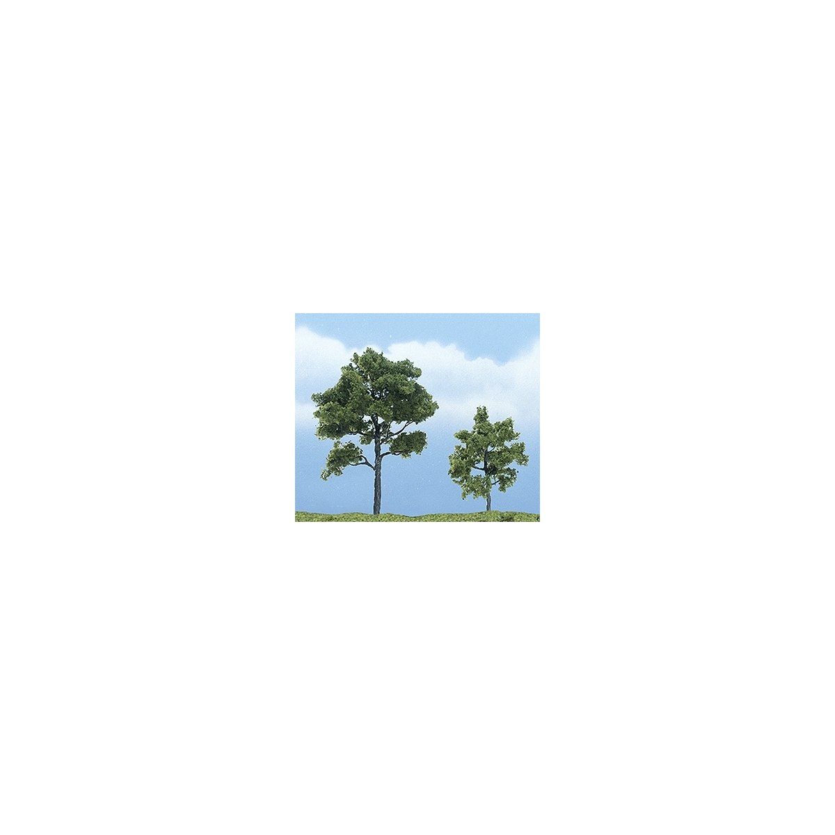 Ready Made Premium Trees(TM) - Deciduous -- Locust - 1 Each 1-3/4 & 2-3/4′ 4.4 & 7cm, All Scales, Woodland Scenics 1607