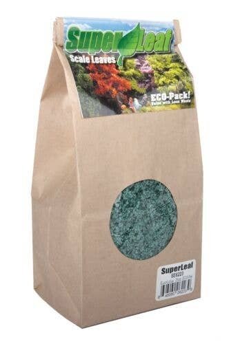 SuperLeaf Scale Model Leaf Flake 24oz ECO-Pak -- Eucalyptus, All Scales, Scenic Express 6223