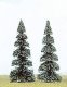 Pine Trees -- 3-9/16′ 9cm pkg(2), All Scales, Busch Gmbh & Co Kg 6103