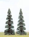 Pine Trees -- 3-9/16′ 9cm pkg(2), All Scales, Busch Gmbh & Co Kg 6103