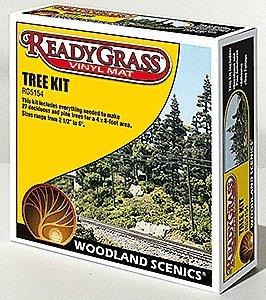 ReadyGrass(TM) Mat Accessories -- Tree Kit, All Scales, Woodland Scenics 5154