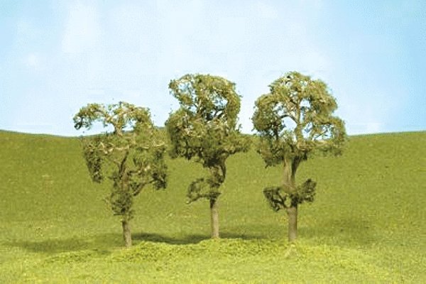 SceneScapes(TM) Layout-Ready Trees -- Maple Trees 2-1/2 - 2-3/4′ pkg(4), N, Bachmann Industries 32111