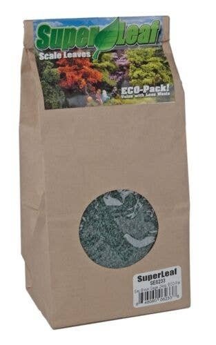 SuperLeaf Scale Model Leaf Flake 24oz ECO-Pak -- Saybrook Sage, All Scales, Scenic Express 6233