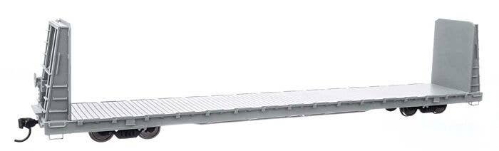 68′ Bulkhead Flatcar - Ready to Run -- Undecorated, HO, WalthersMainline 50600