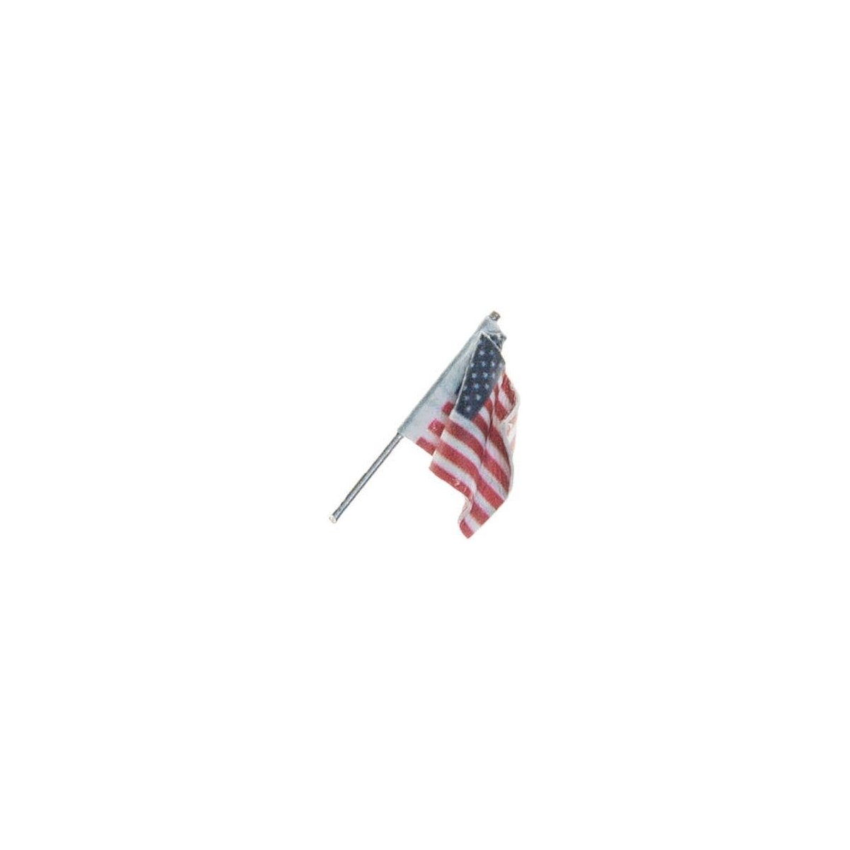 Wall-Mount U.S. Flag - Just Plug(TM) -- Small - 1/2′ 1.3cm, All Scales, Woodland Scenics 5953