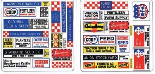 Feed & Seed Store Signs, O, Blair Line 257