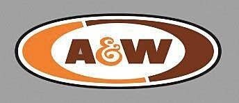 A&W Root Beer Double-Sided Rotating Sign -- Sign: 2-5/8 x 1` 6.6 x 2.5cm, 2` 5.1cm Ta, All Scales, Micro Structures 55045