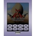 Yosemite Sam Animated Neon Billboard -- Large for HO & O Scales - 3-3/16 x 4-3/16′ 8., All Scales, Micro Structures 888001