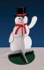 Animated Neon Billboard -- 3D Snowman (4-Sided) 2-1/2` 6.4cm Diameter x 3-5/16` 8.4cm Tall, HO, Micro Structures 2010