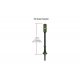 Just Plug(R) Traffic Lights -- Pedestal (2 Green, 2 Red), HO, Woodland Scenics 5651