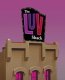 Animated Neon Billboard HO/O -- The LUV Shack, All Scales, Micro Structures 4481